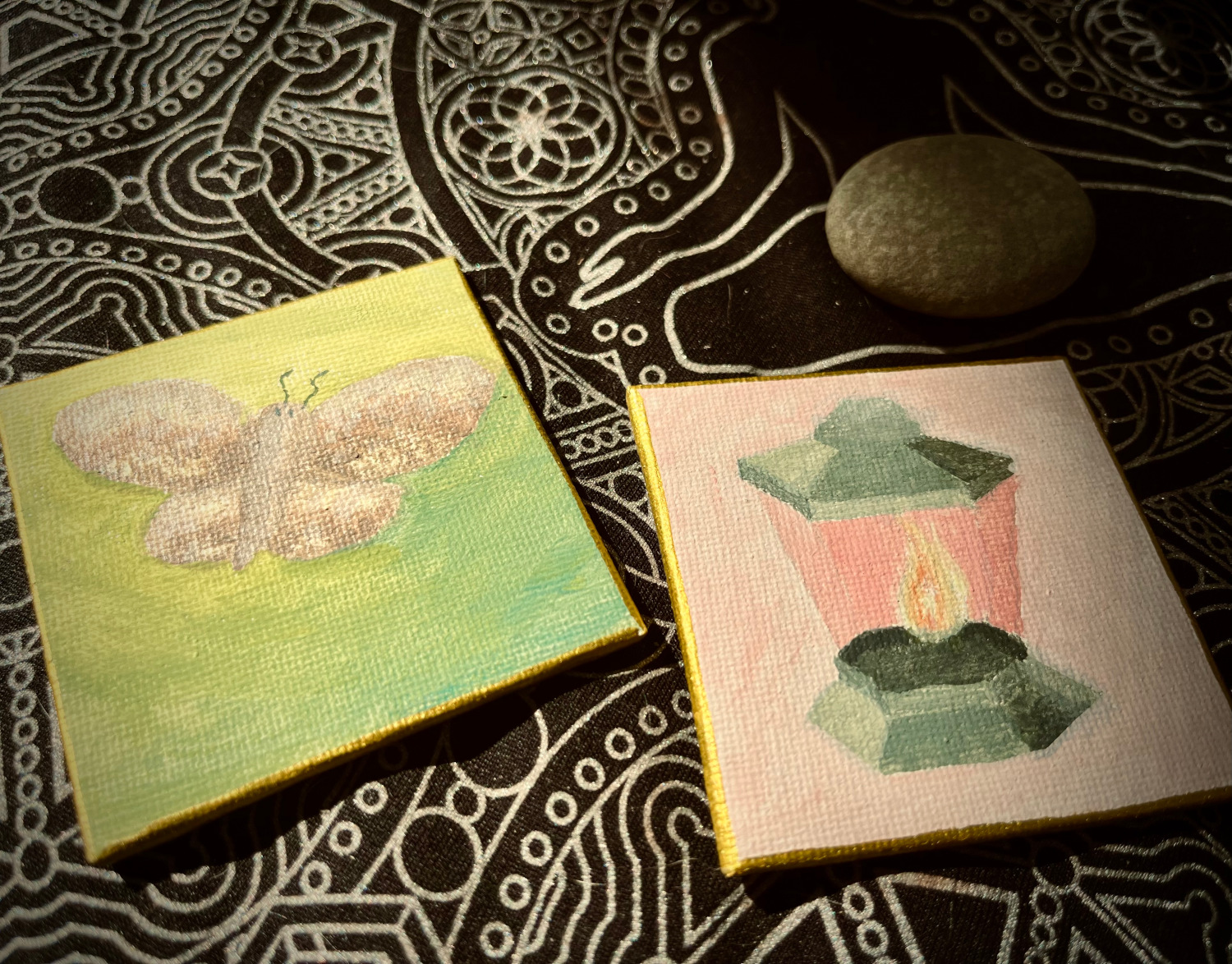 A lanternfly and a lantern